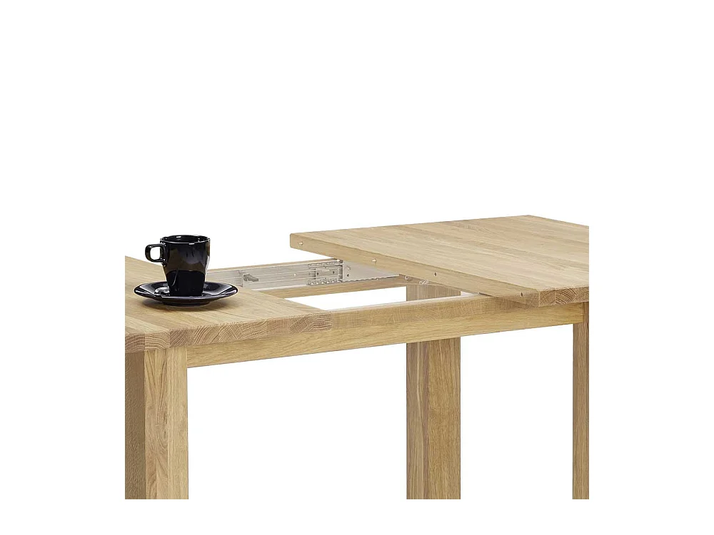 Holztisch aus Kernbuche massiv ausziehbar