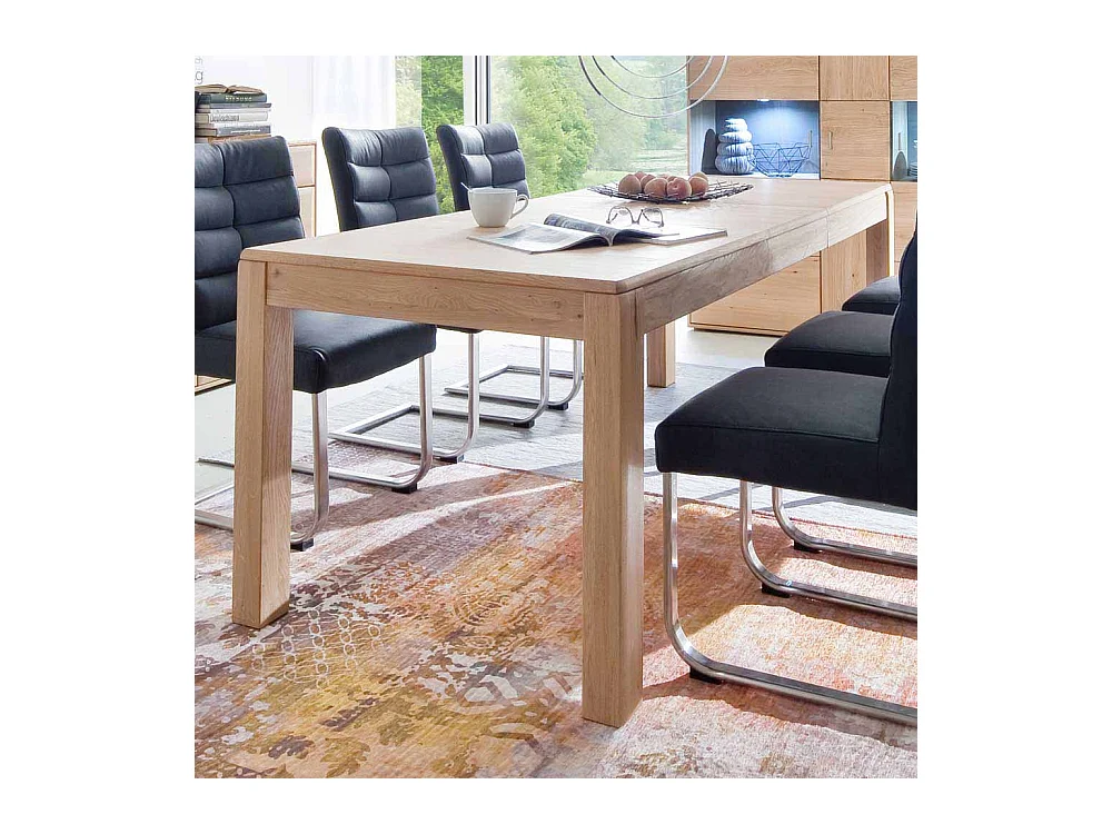 Esstisch aus Eiche Bianco ausziehbar