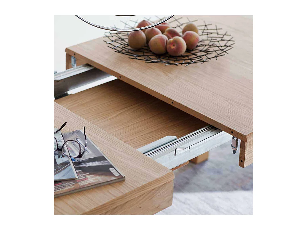 Esstisch aus Eiche Bianco ausziehbar