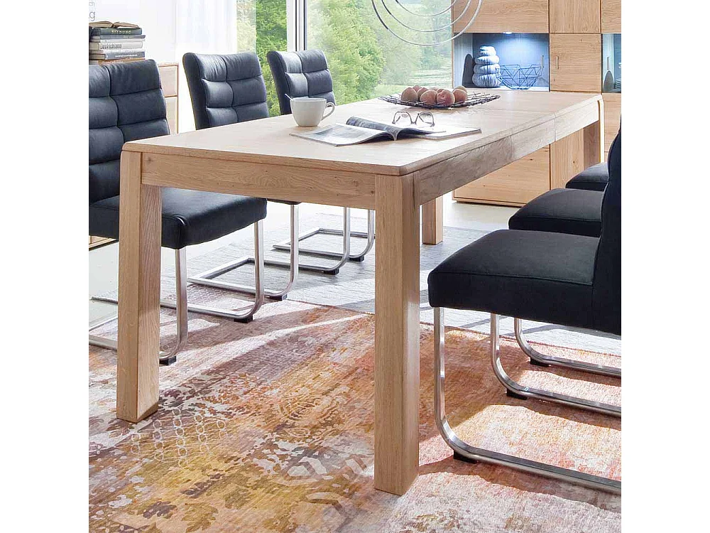 Esstisch aus Eiche Bianco ausziehbar