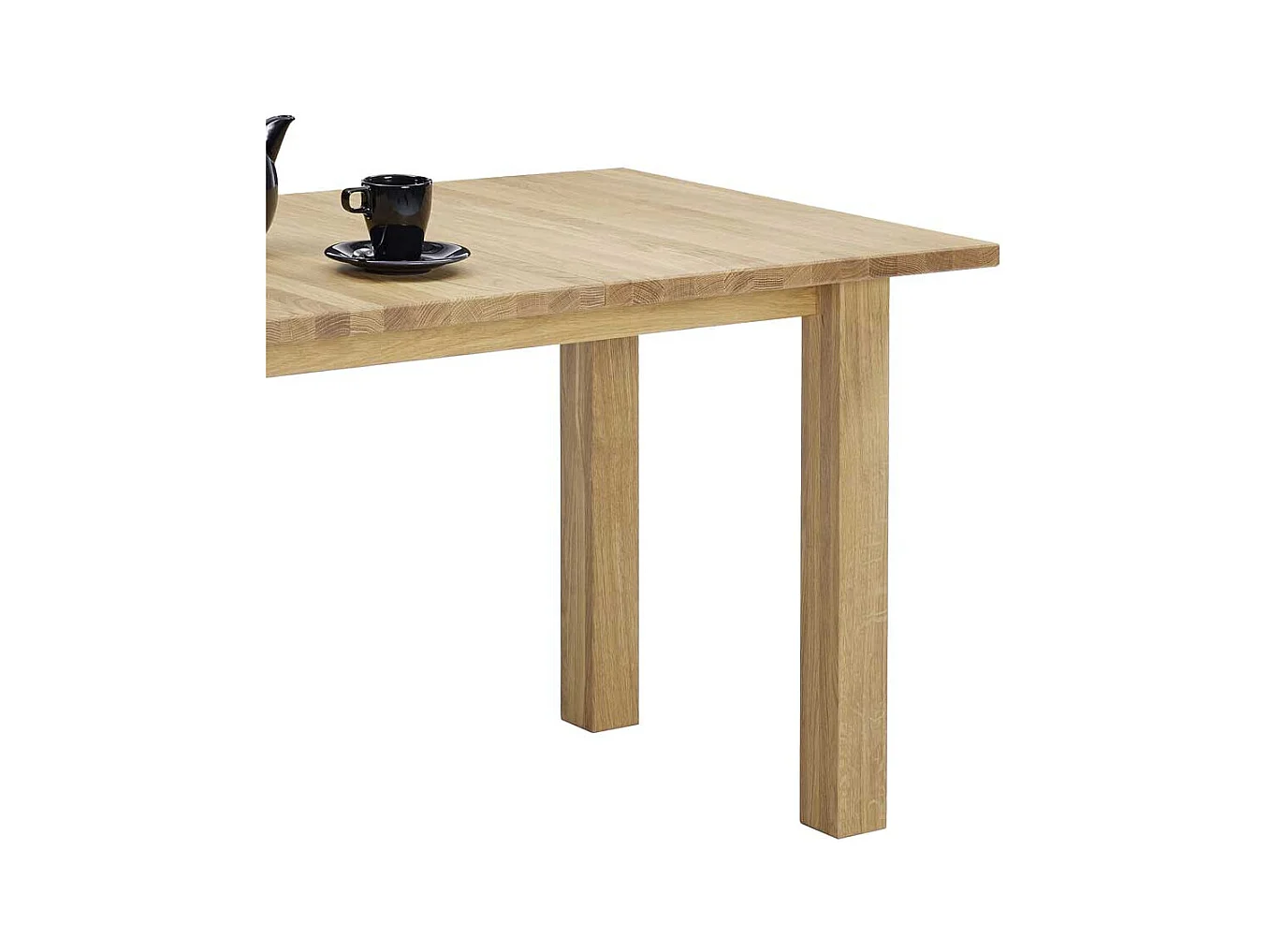 Holztisch aus Kernbuche massiv ausziehbar