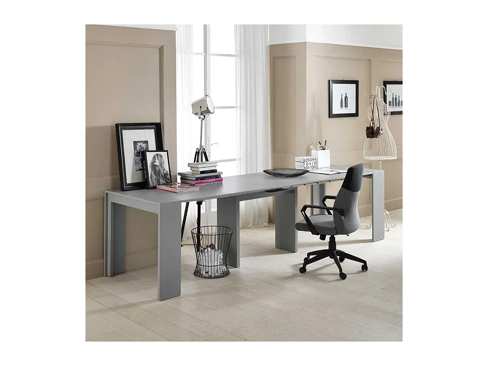 XL Tisch in Grau ausziehbar