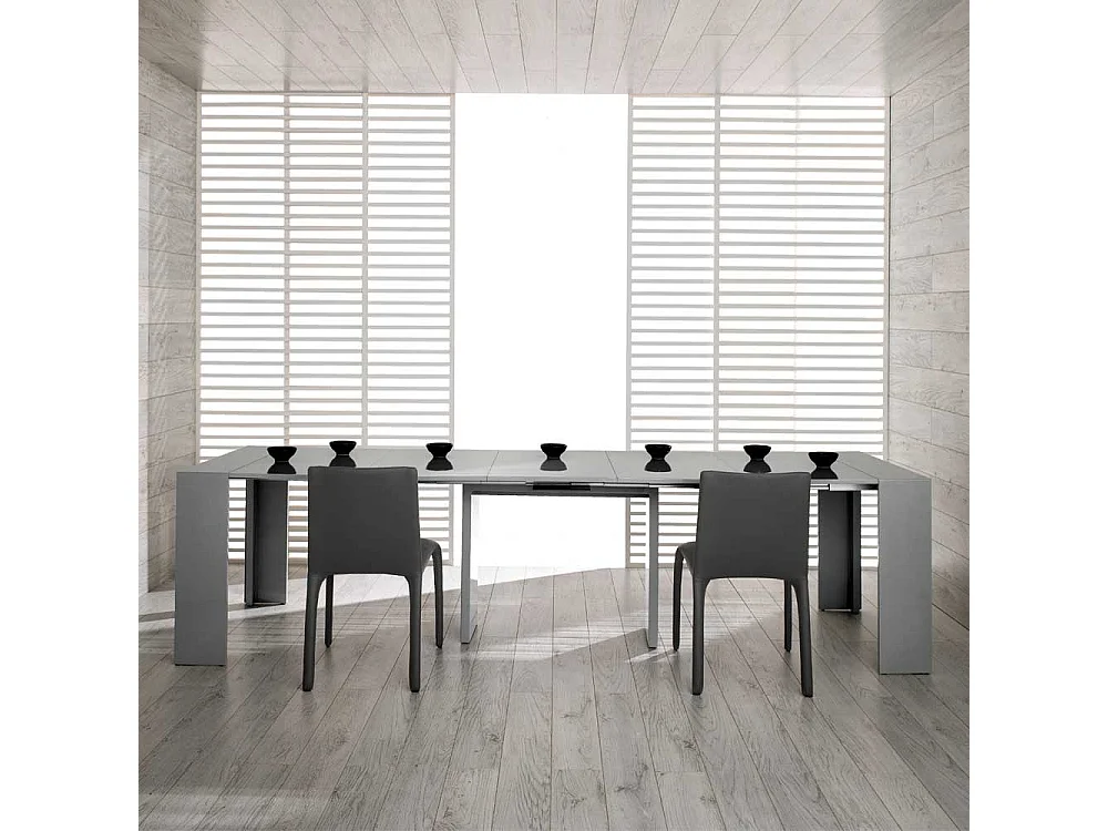 XL Tisch in Grau ausziehbar