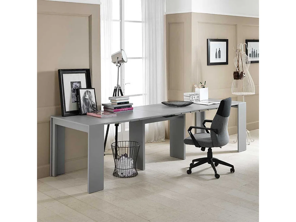 XL Tisch in Grau ausziehbar