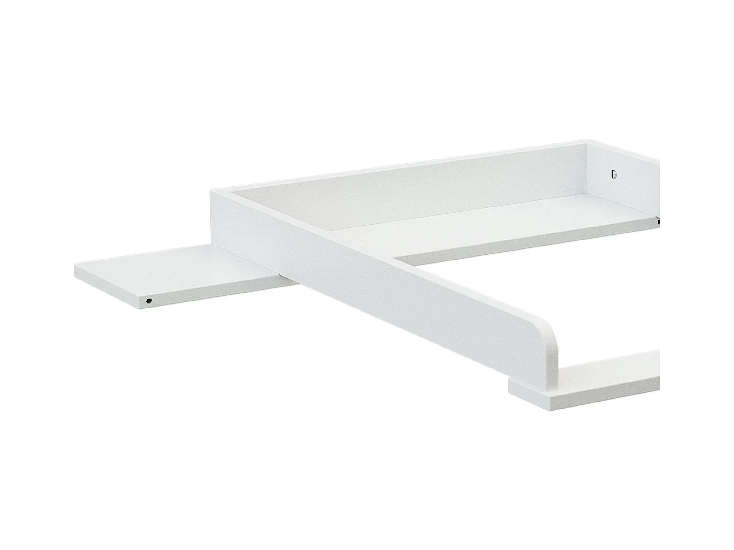 Plan à langer en bois pour commode bébé UNO - Blanc