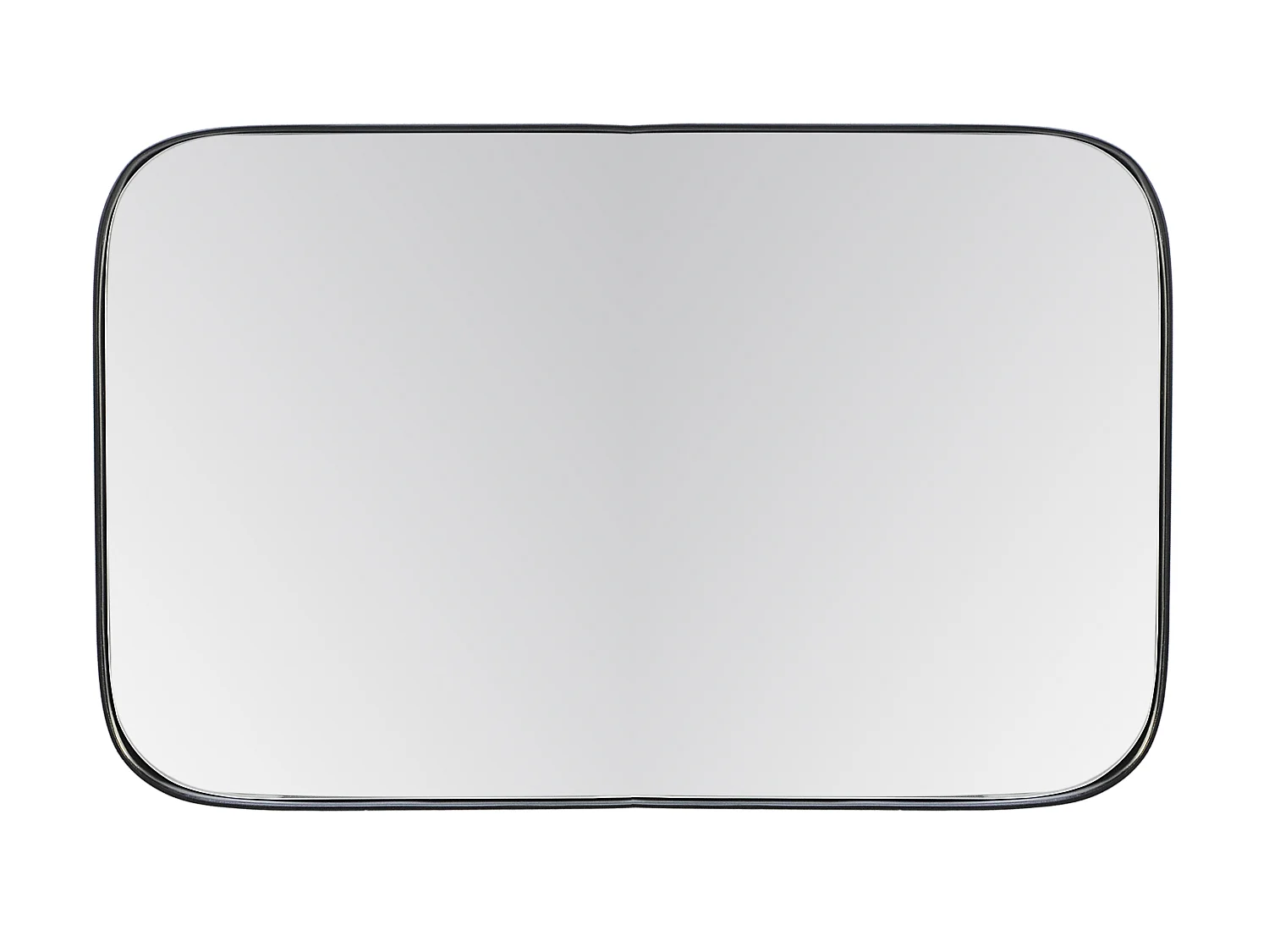 Miroir rectangulaire aux bords arrondis 100x70cm