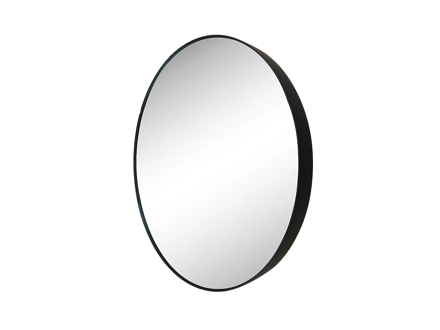 Miroir rond contours fins 80x80cm