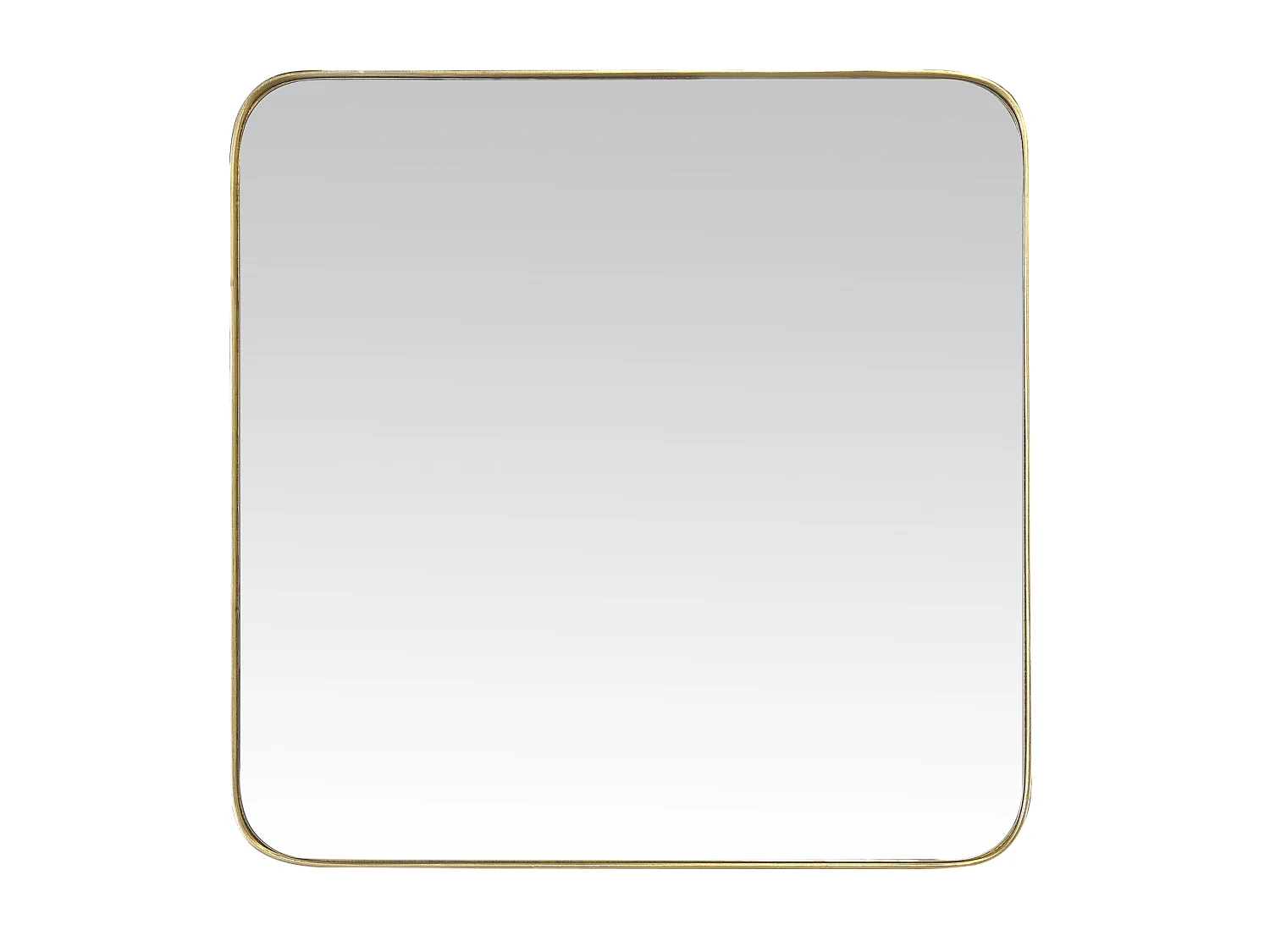 Miroir carré aux bords fins 60x60cm