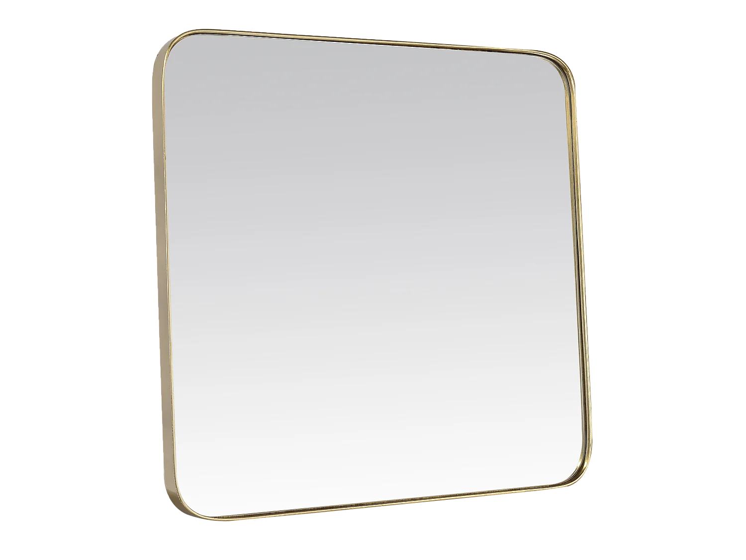 Miroir carré aux bords fins 60x60cm