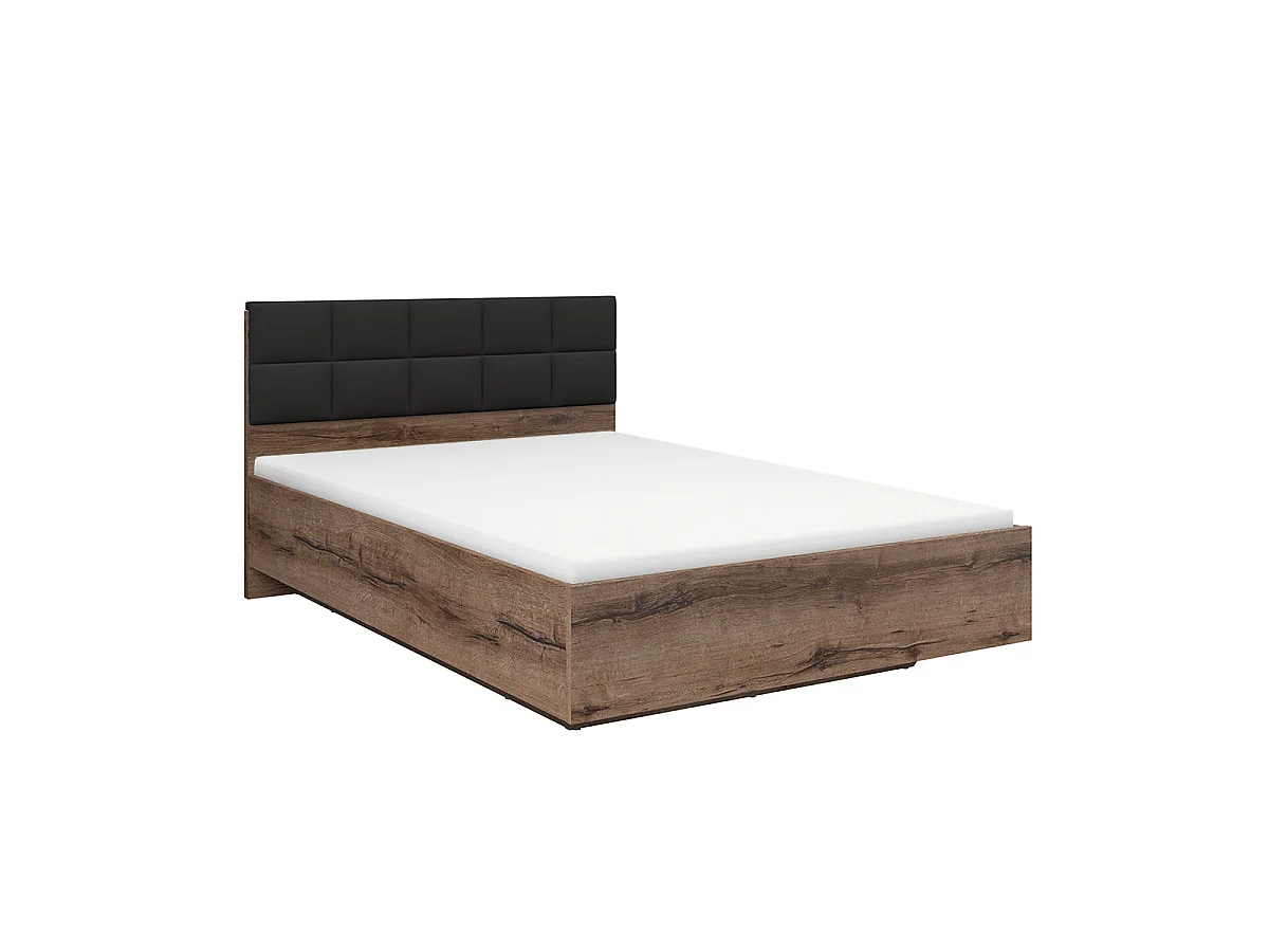 Kastenbett 140x200 inkl. Lattenrost Romane Bois