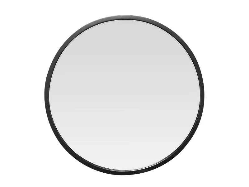 Miroir biseauté rond métal 60x60cm