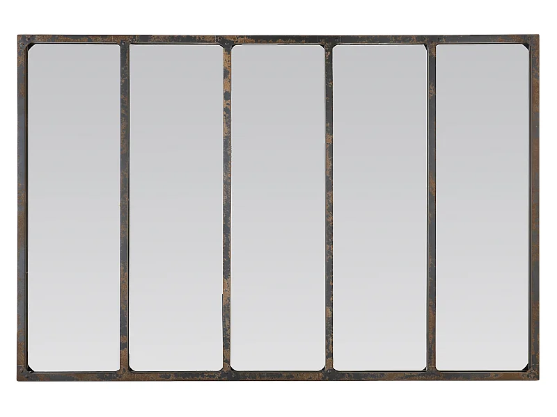 Miroir industriel avec rivets 137x90cm