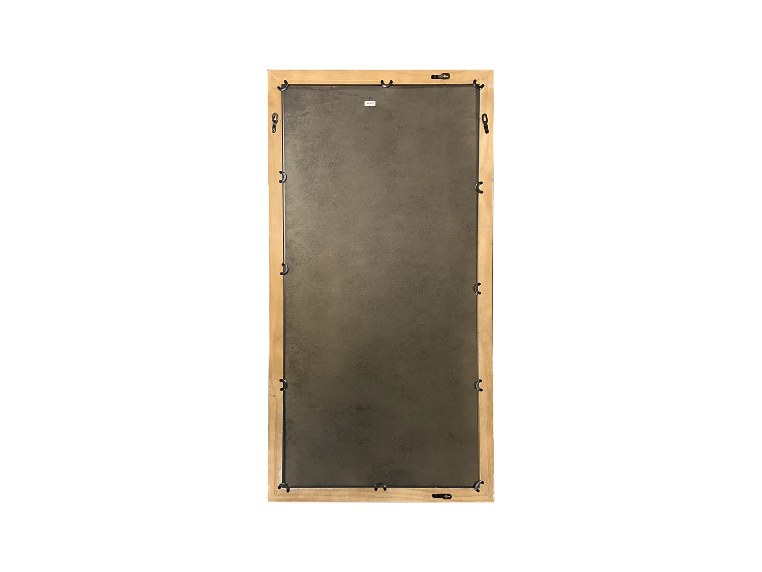 Miroir industriel en bois et métal 65x123cm