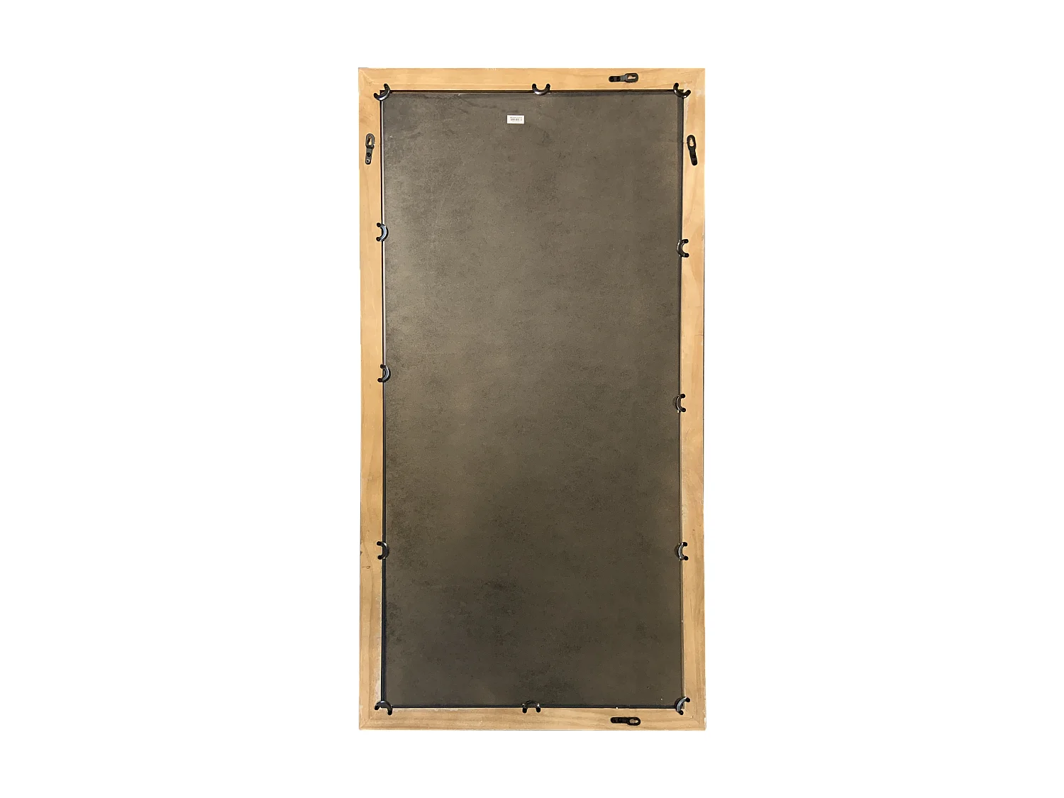 Miroir industriel en bois et métal 65x123cm Noir