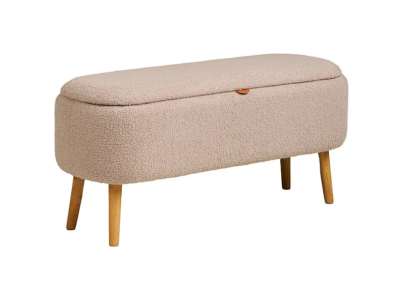 Elsa Sitzbank mit Aufbewahrung beige.