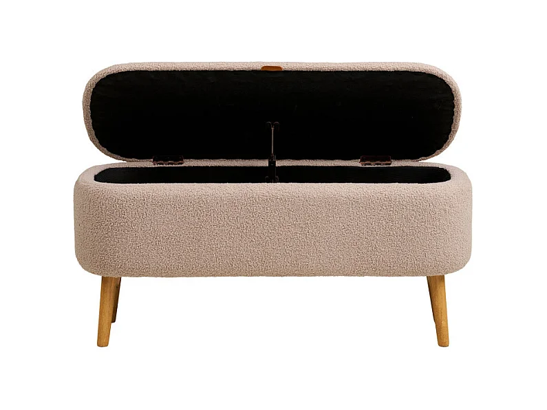 Elsa Sitzbank mit Aufbewahrung beige.