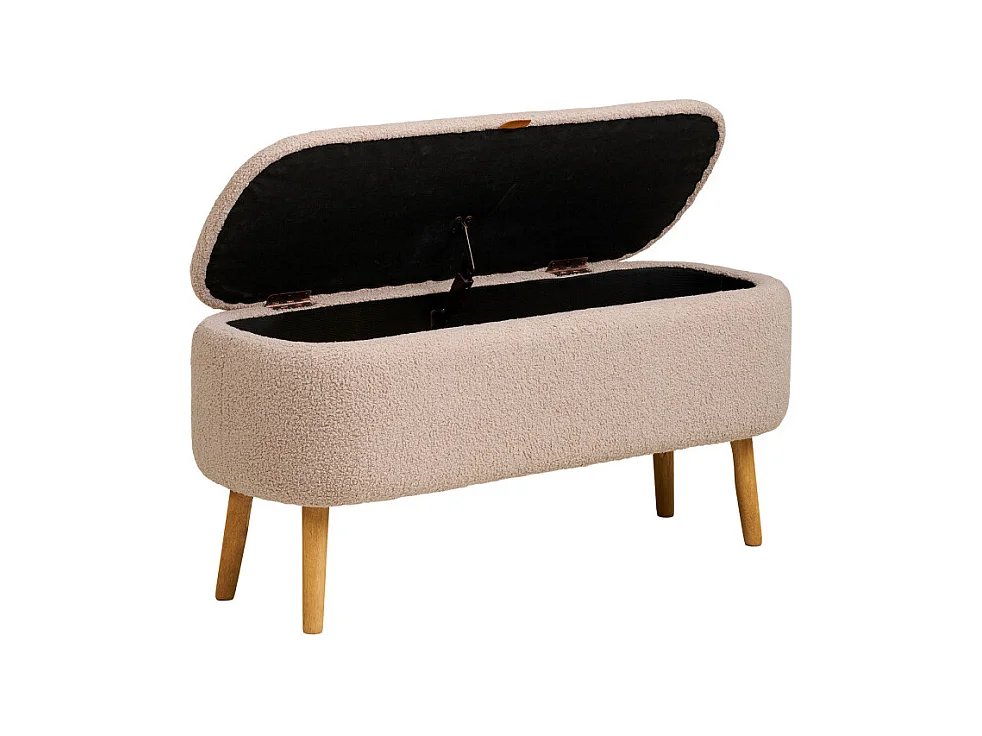 Elsa Sitzbank mit Aufbewahrung beige.