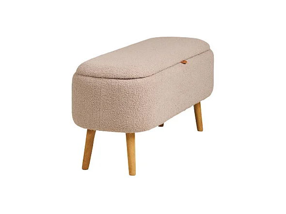 Elsa Sitzbank mit Aufbewahrung beige.