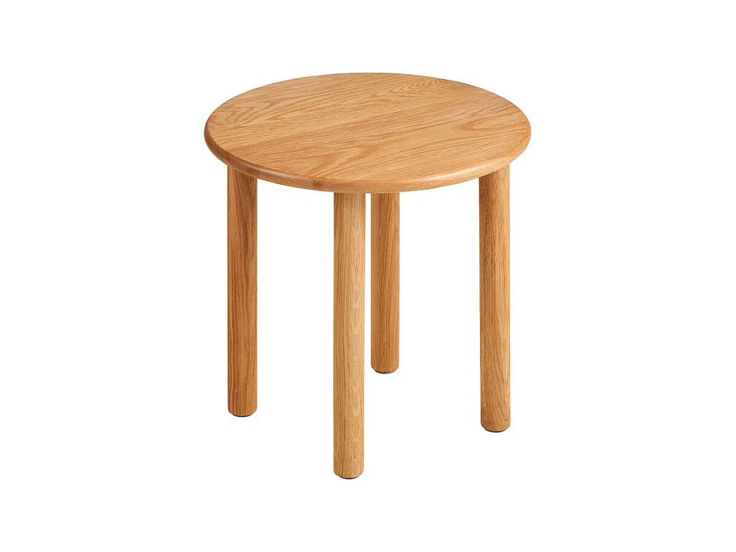 Iselin Couchtisch Beistelltisch Ø40cm Eiche.