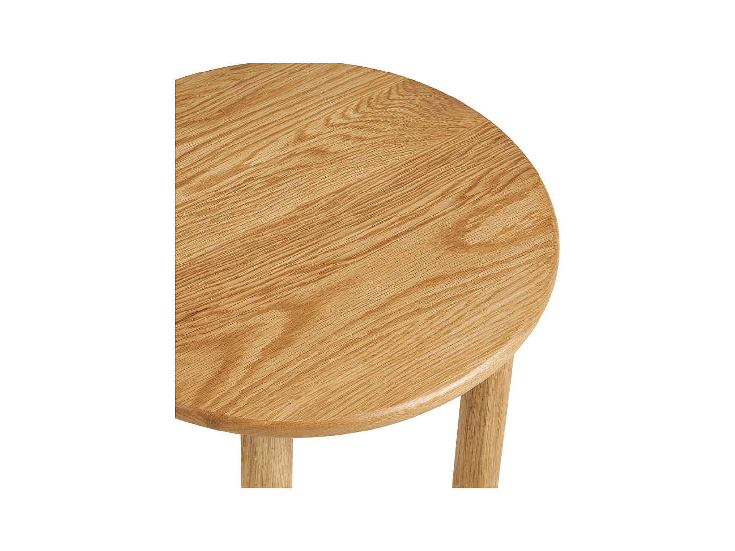 Iselin Couchtisch Beistelltisch Ø40cm Eiche.