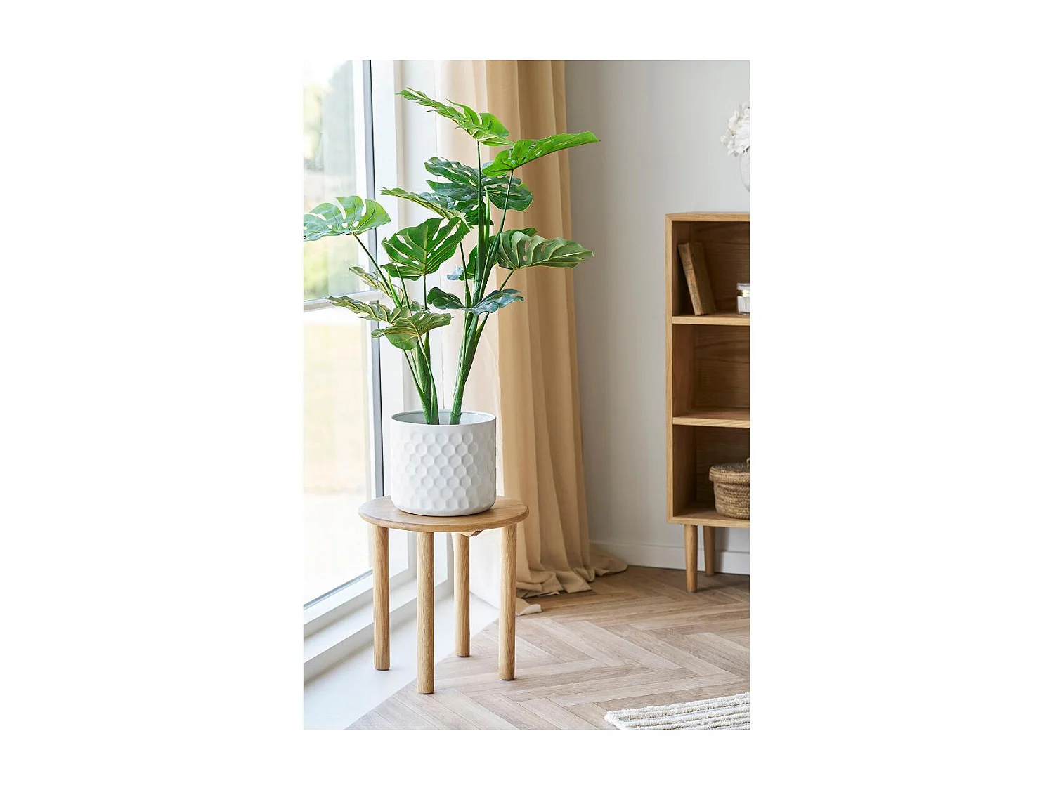 Tavolino Jena, Marrone, 40x40x40 cm, Seven Design