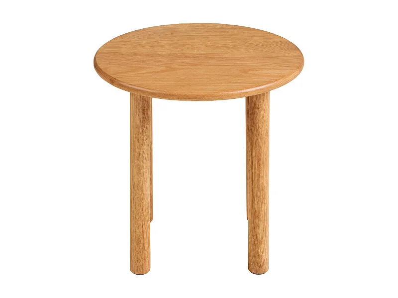 Iselin salontafel bijzettafel Ø40cm eiken.