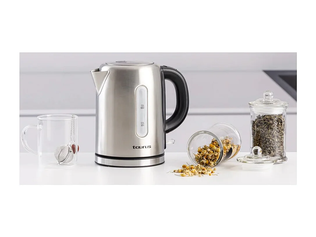 Taurus Bouilloire sans fil 1l 2200w inox - KE2206X