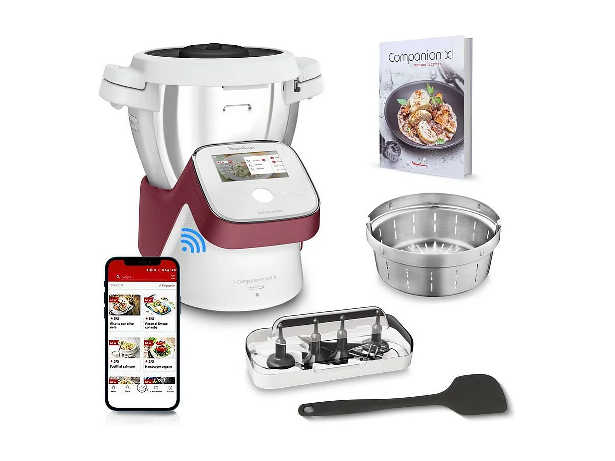 Moulinex Robot cuiseur multifonctions 3l 1550w edition rouge - hf934510