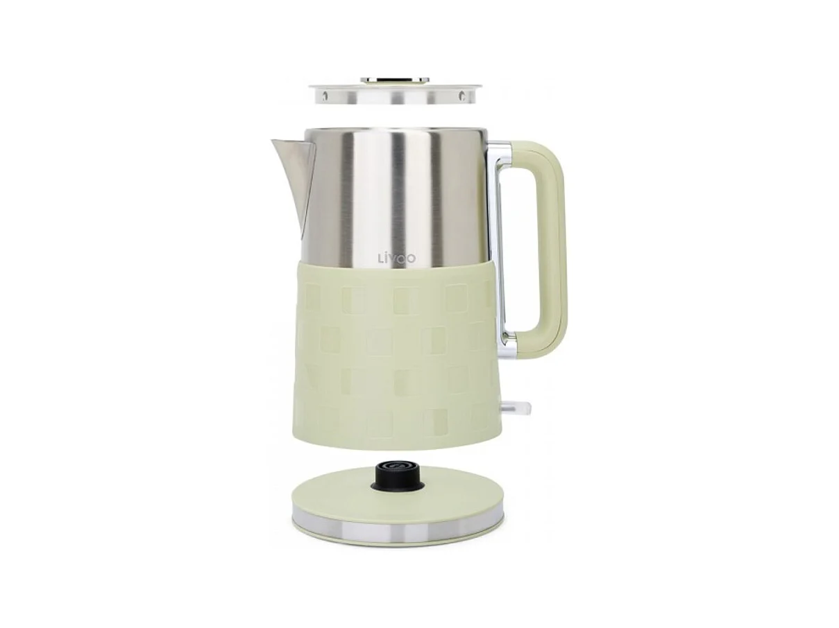 Livoo Bouilloire électrique 1.7l 2200w vert - DOD204