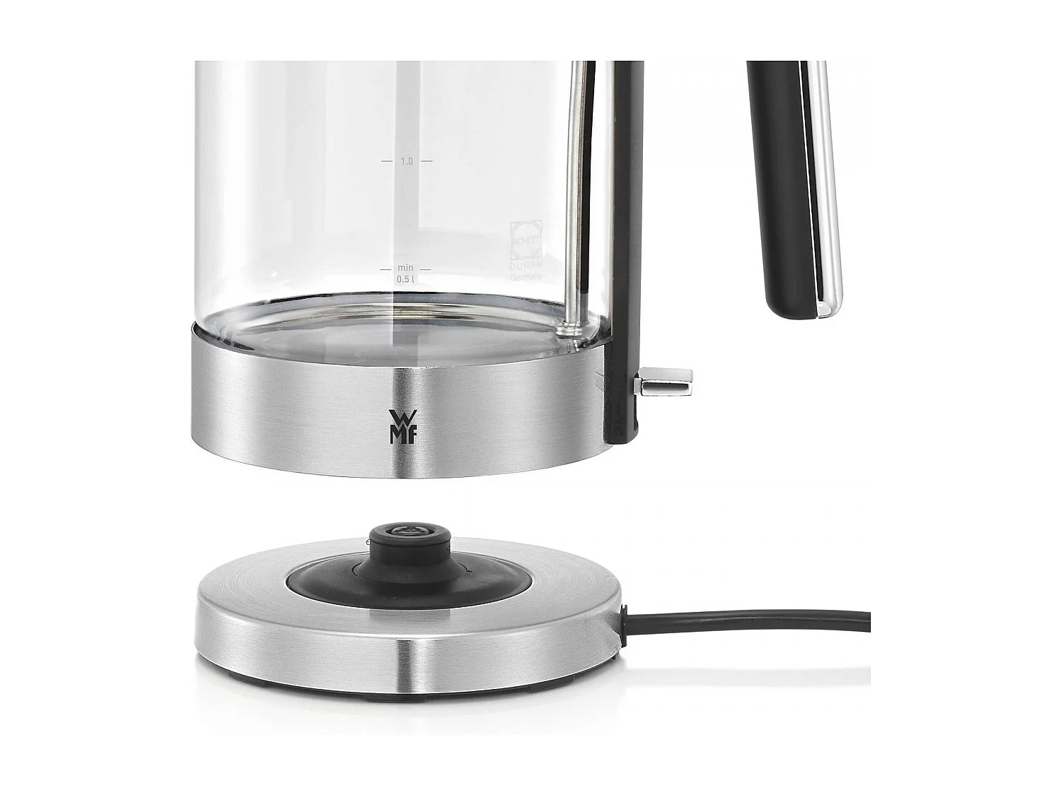 WMF Lono 04.1315.0011 bollitore elettrico 1,7 L 3000 W Cromo, Trasparente