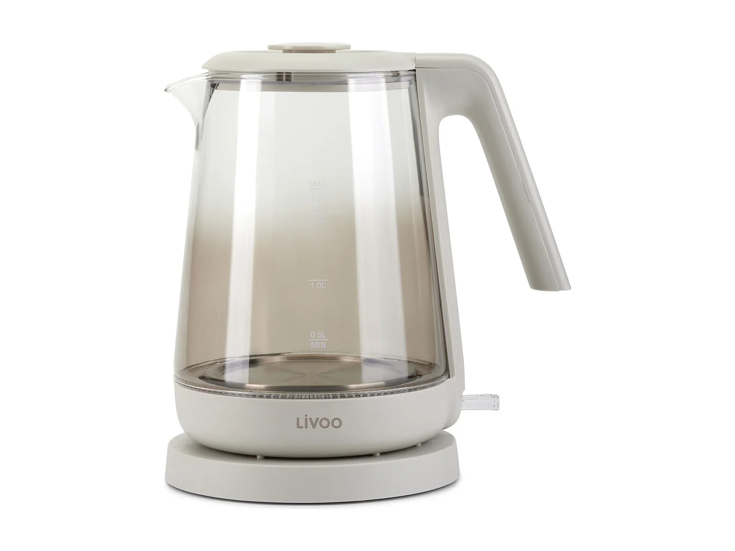 Livoo Bouilloire sans fil 1.7l 220w verre - DOD216G