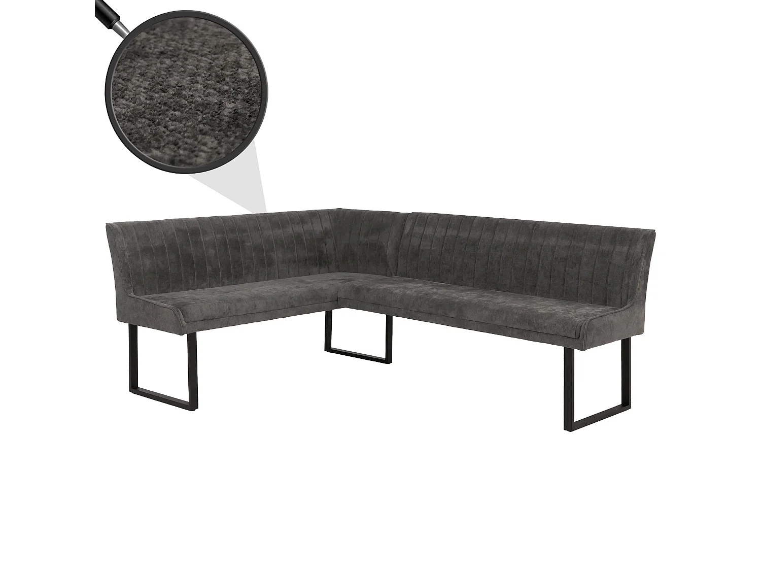 Eckbank MCW-O82, Dunkelgrau