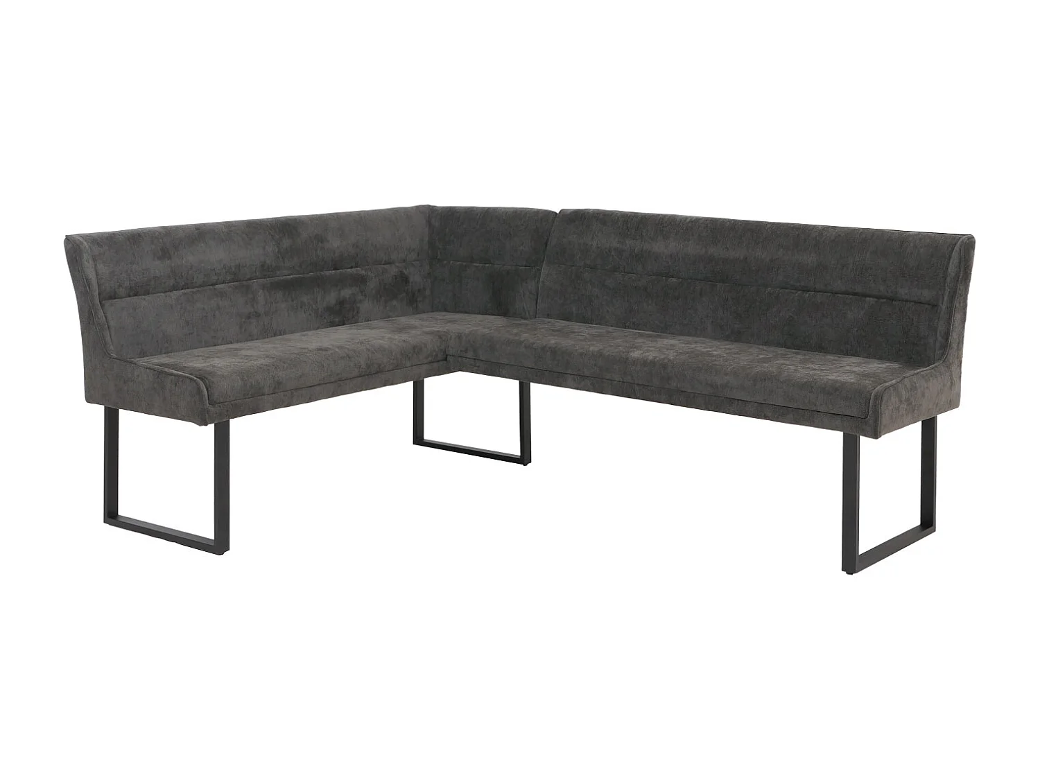 Corner bench MCW-O81,  dark grey