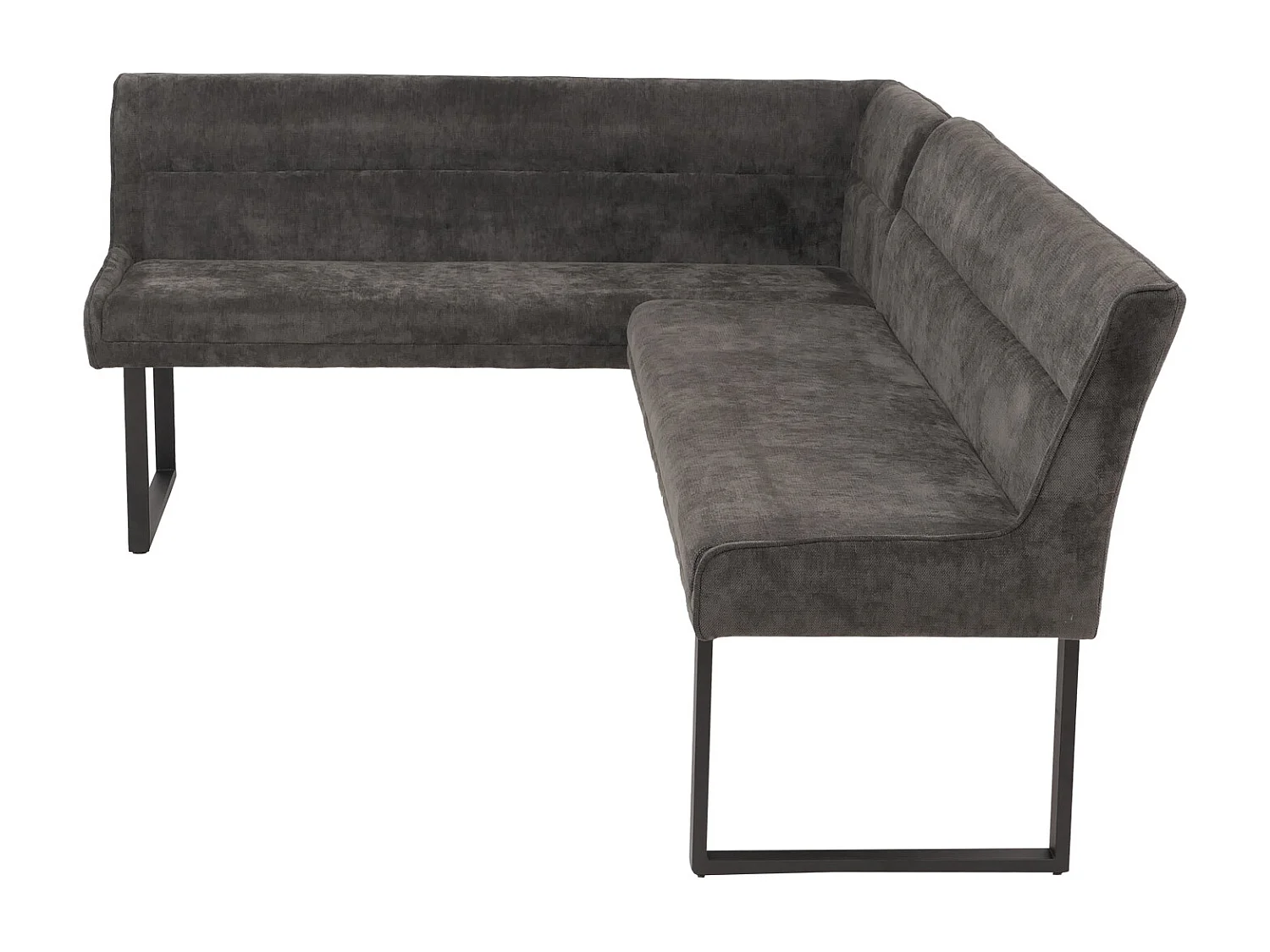 Corner bench MCW-O81,  dark grey