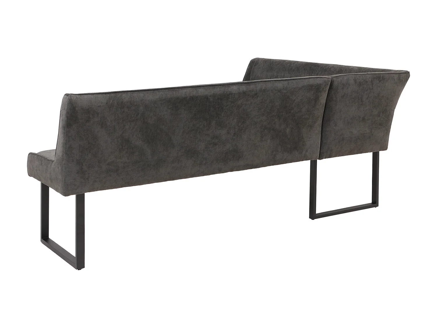 Corner bench MCW-O81,  dark grey