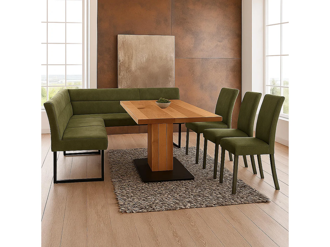 Eckbank MCW-O81, Grün