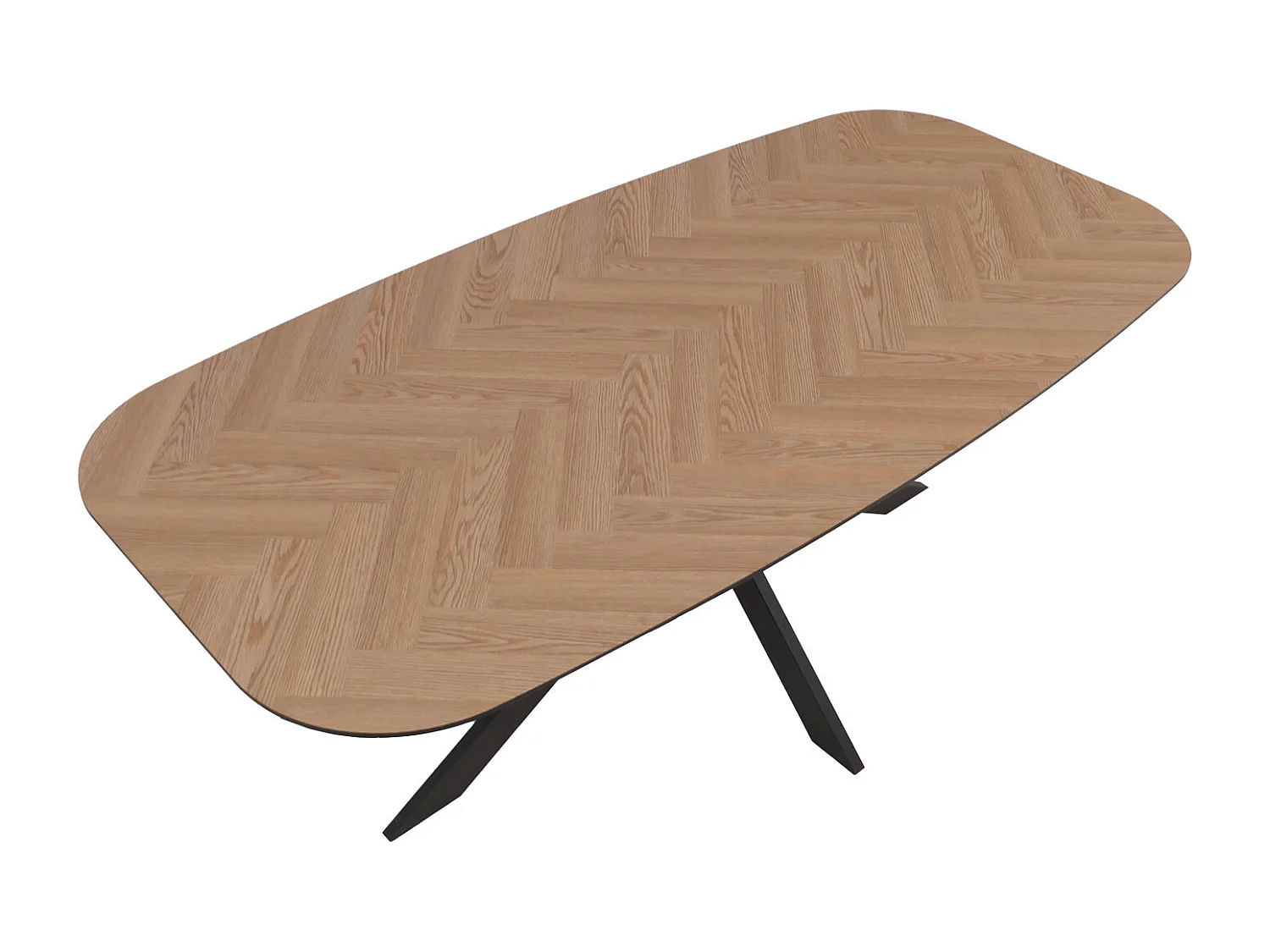 Eettafel MCW-O56,  licht eikenlook