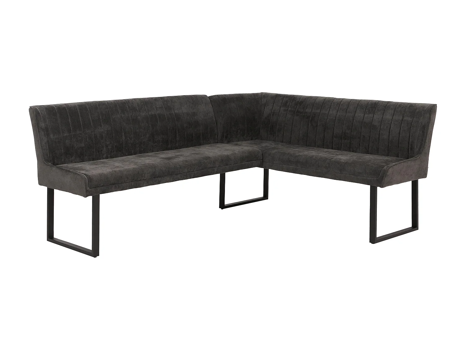 Ławka narożna MCW-O82,  ciemnoszara