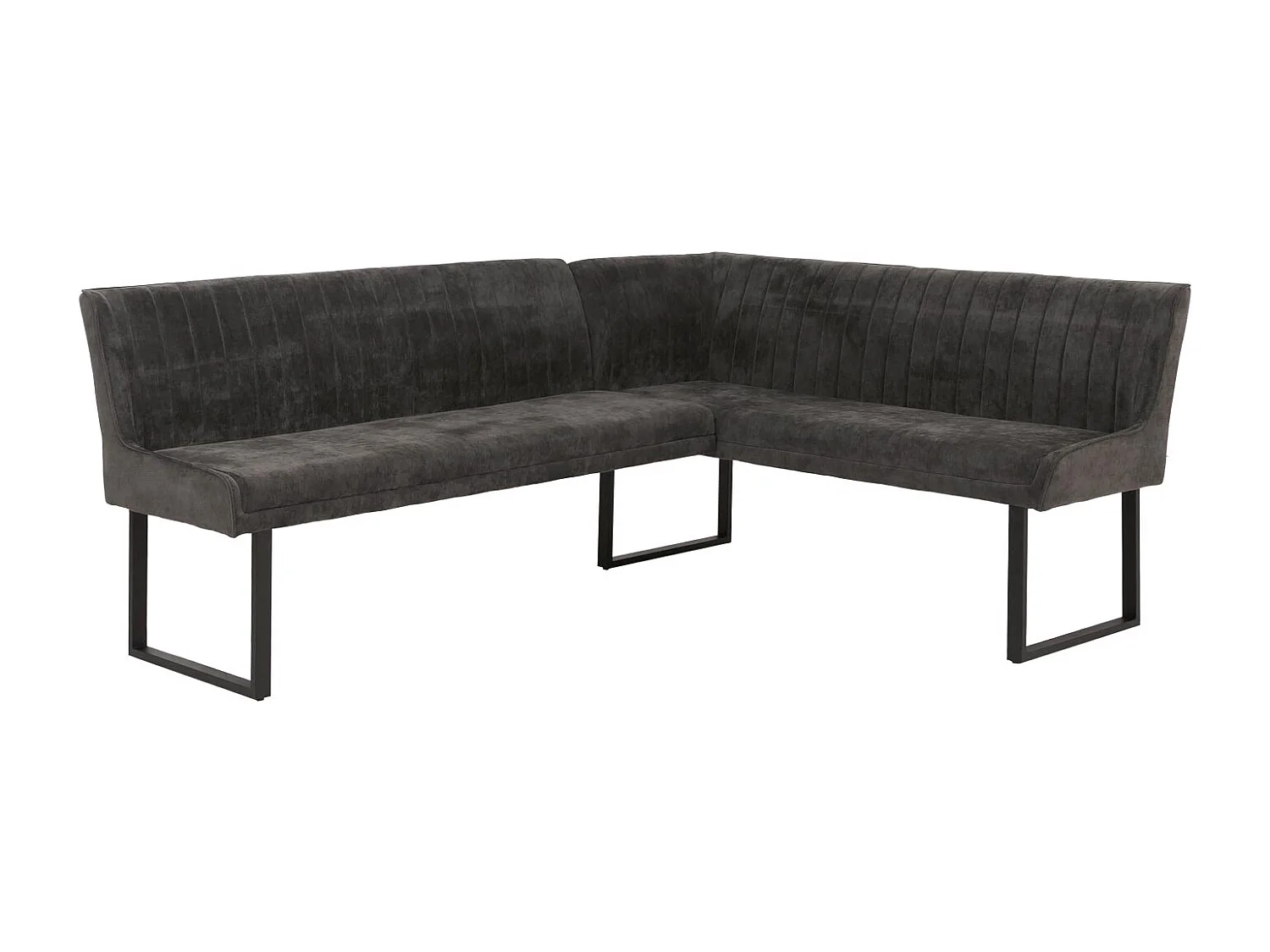 Ławka narożna MCW-O82,  ciemnoszara