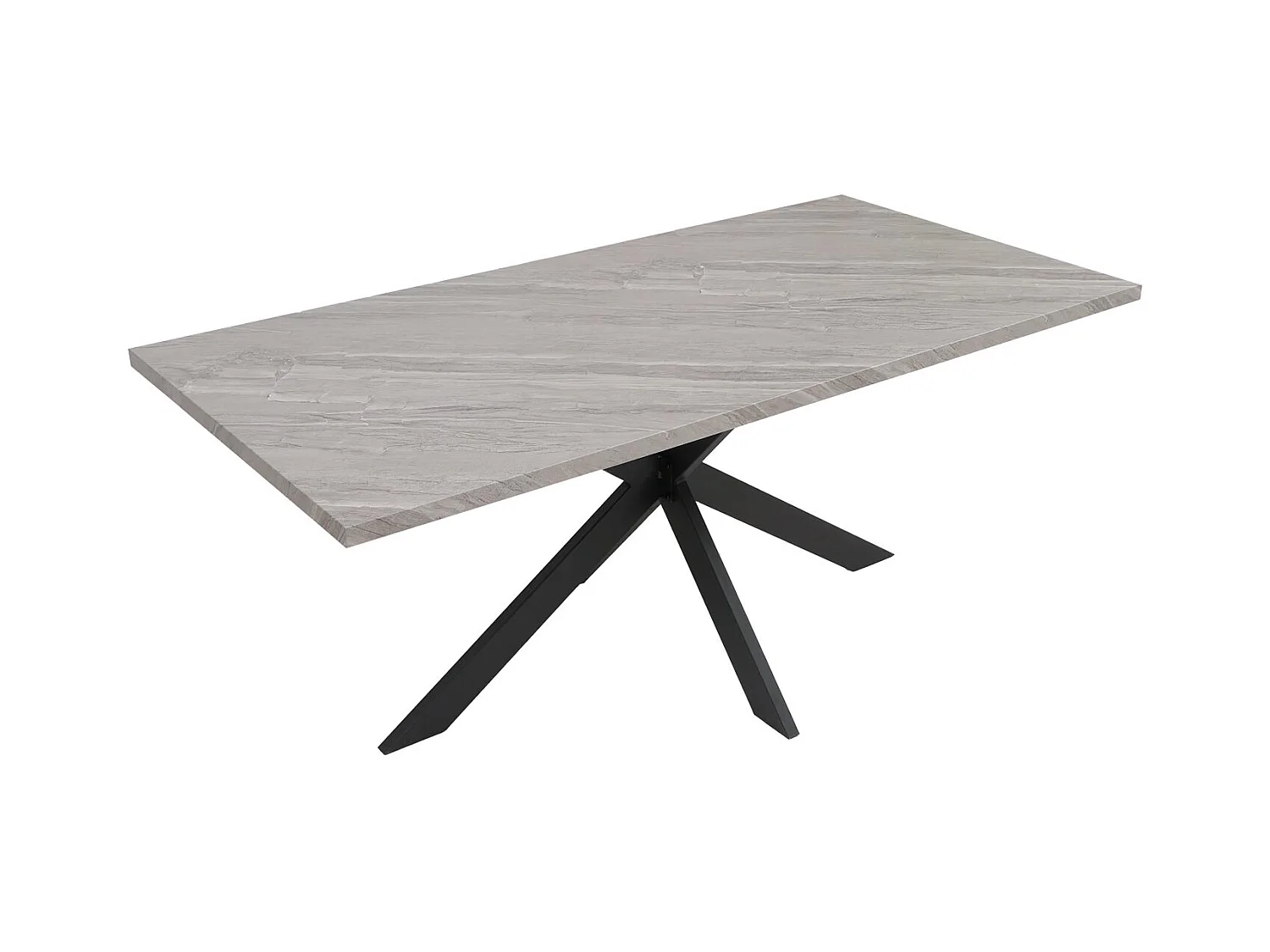 Stół do jadalni MCW-O55,  Wygląd marmuru szary