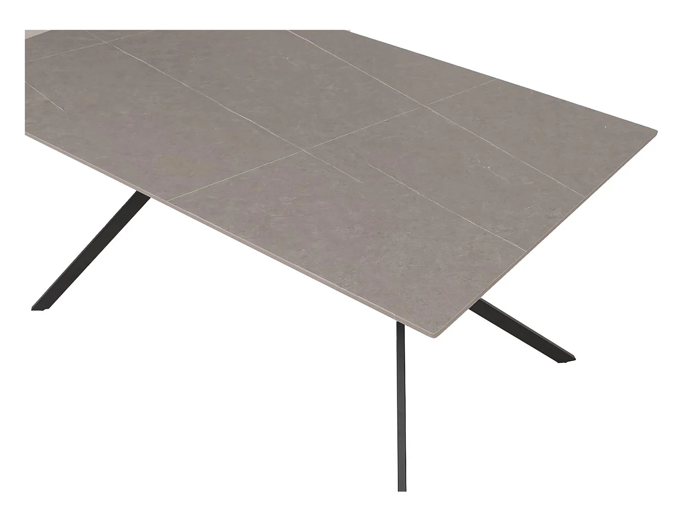 Esszimmertisch MCW-O58, Grau