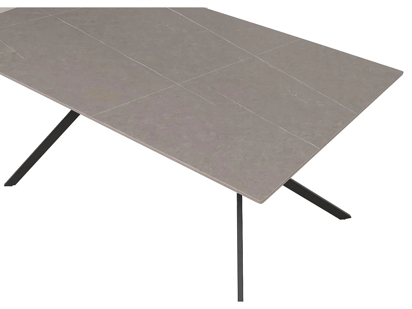 Esszimmertisch MCW-O58, Grau