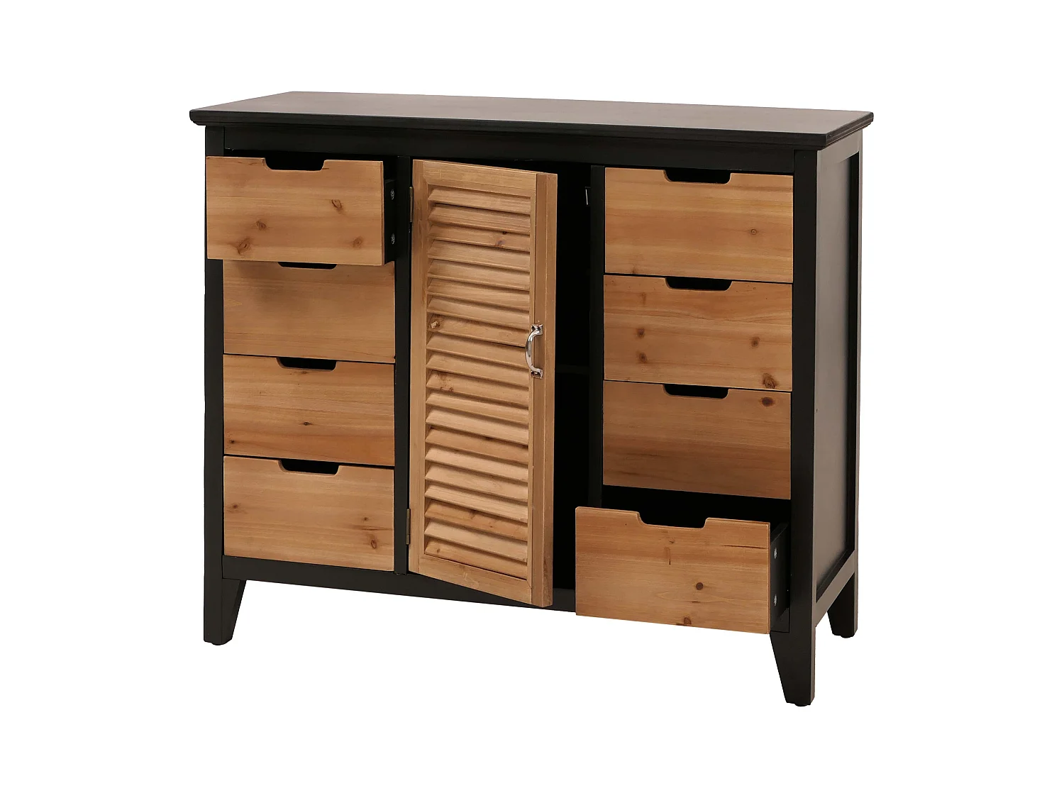 Komoda aptekarska MCW-O63,  korpus czarny