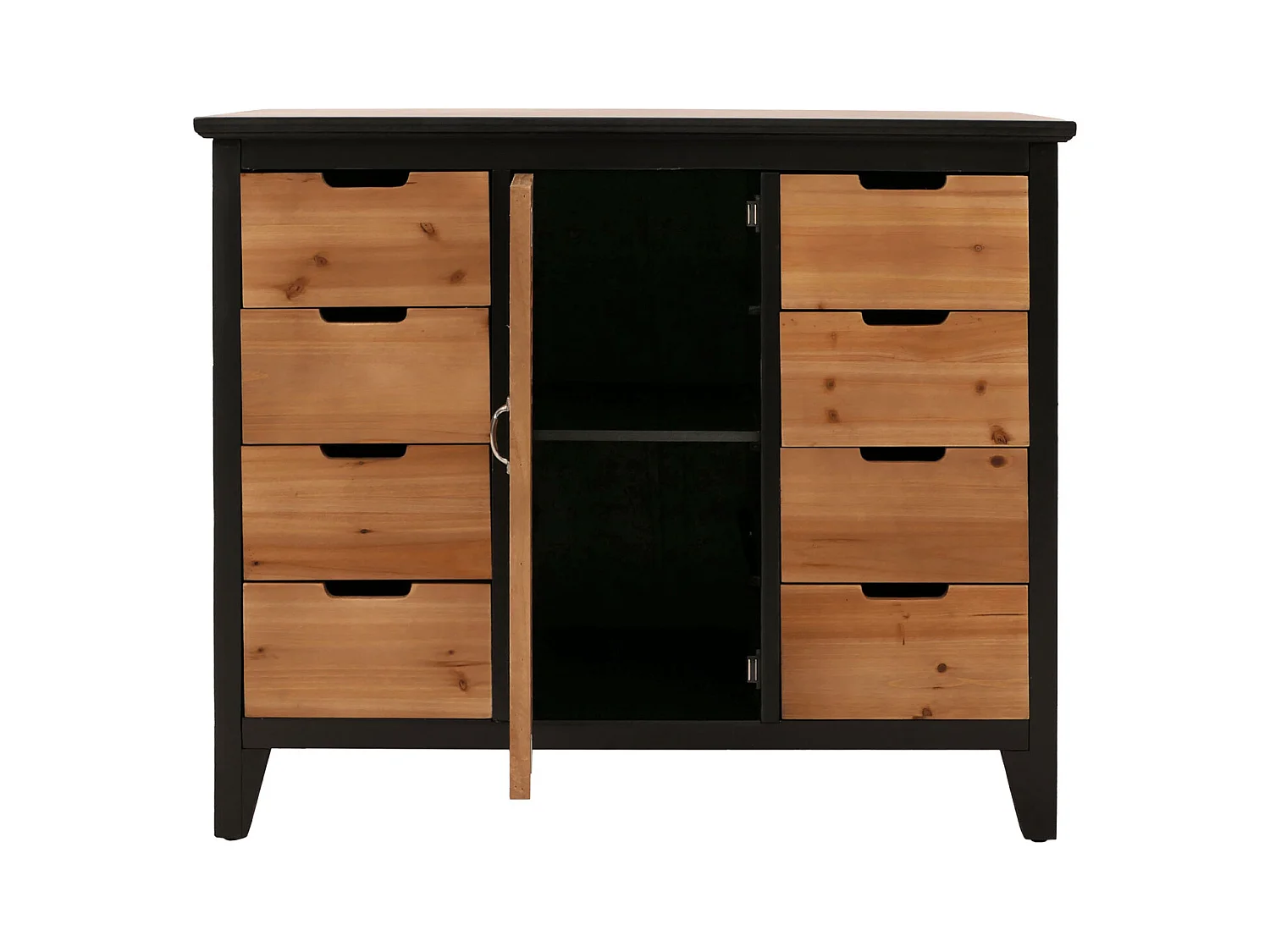 Komoda aptekarska MCW-O63,  korpus czarny