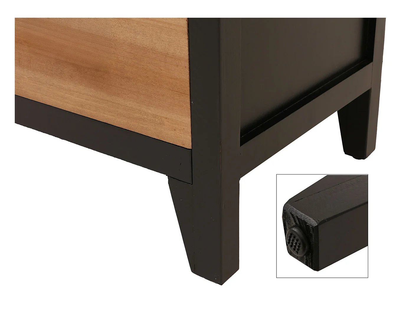 Komoda aptekarska MCW-O63,  korpus czarny