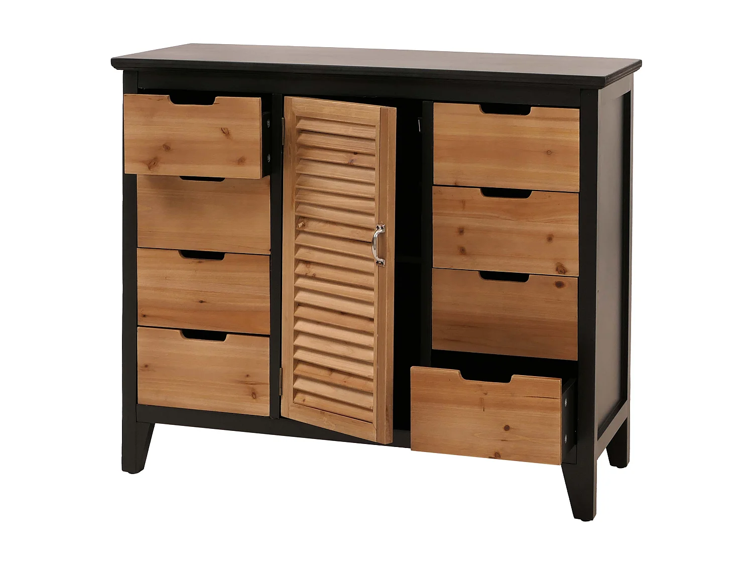 Cómoda de farmacia MCW-O63,  Cuerpo negro