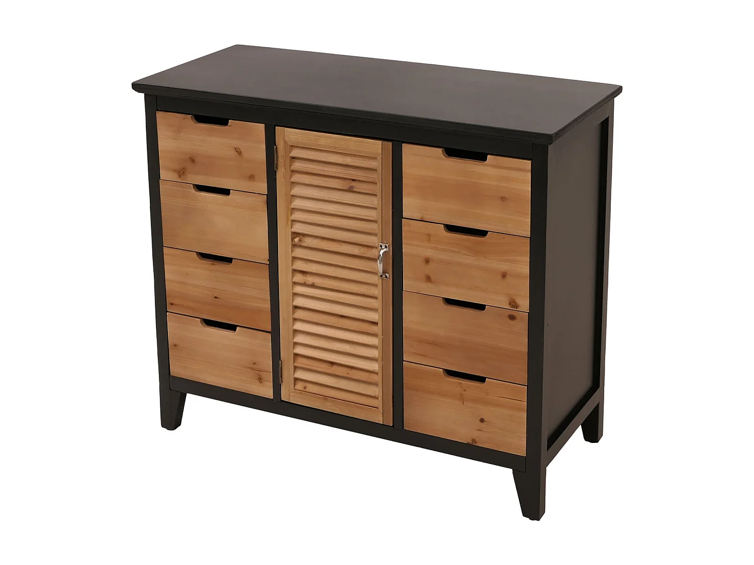 Cómoda de farmacia MCW-O63,  Cuerpo negro