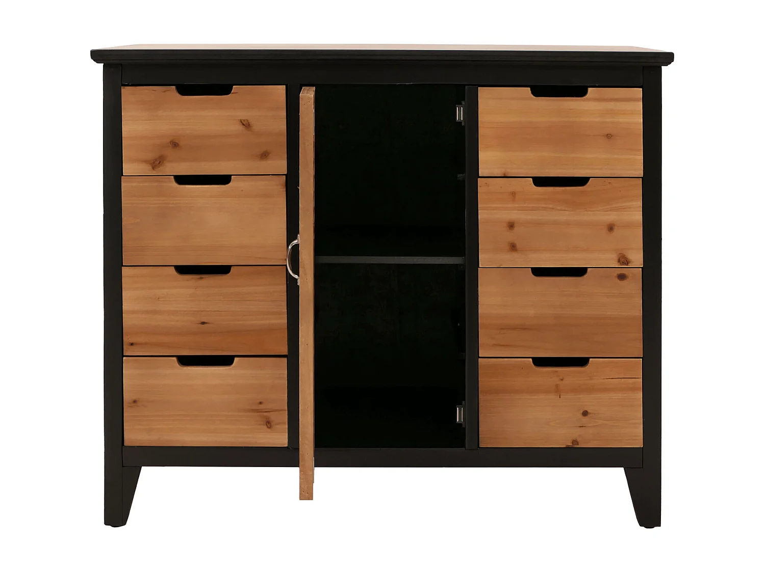 Cómoda de farmacia MCW-O63,  Cuerpo negro