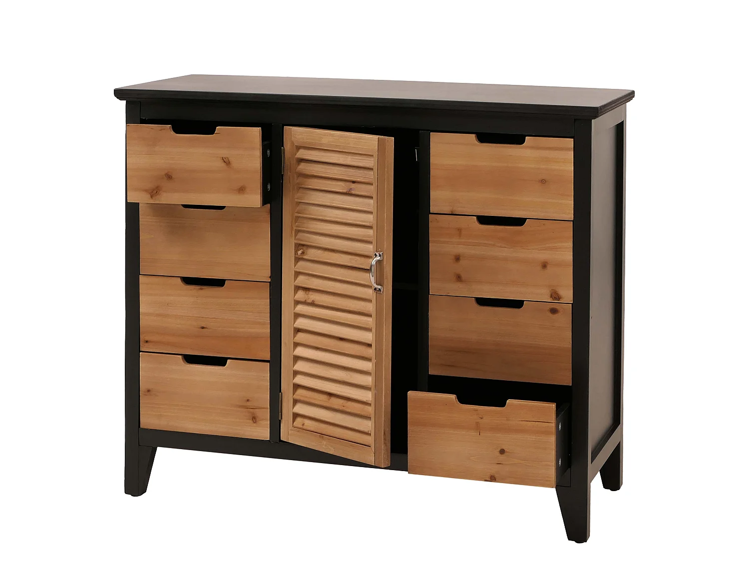 Apothekerkommode MCW-O63, Korpus schwarz