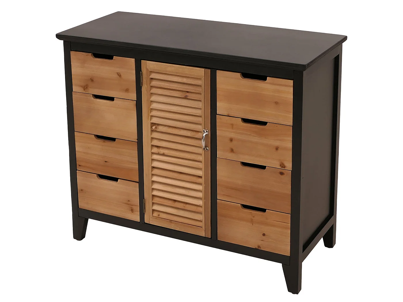 Apothekerkommode MCW-O63, Korpus schwarz